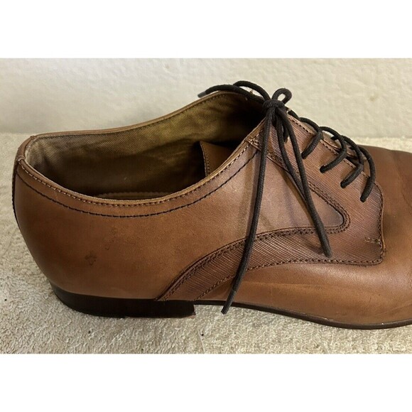 ALDO Men\'s Size 10.5 Brown square Toe Oxford Dress Lace Up Shoes main image 5